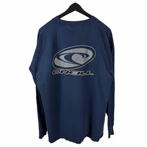 Vintage 90s O’Neill Surf Style Long Sleeve Streetwear Blue Shirt Size XL